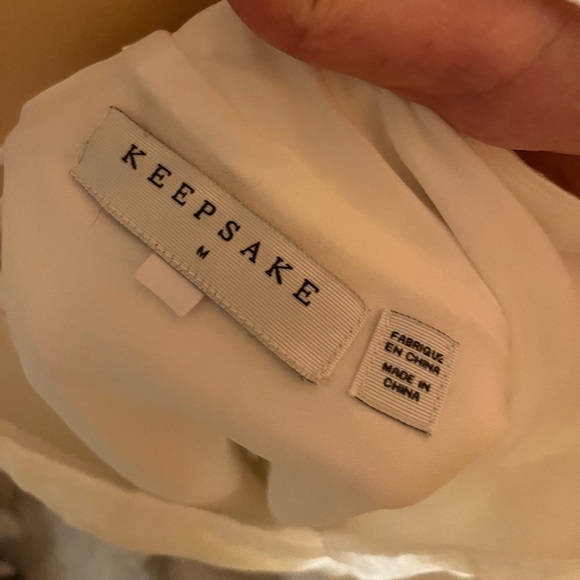 Keepsake the Label Double Take Mini Dress in White - Picture 4 of 9